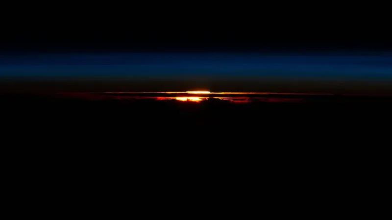 An orbital sunset as seen from the International Space Station, 24 June 2023. Credit: NASA