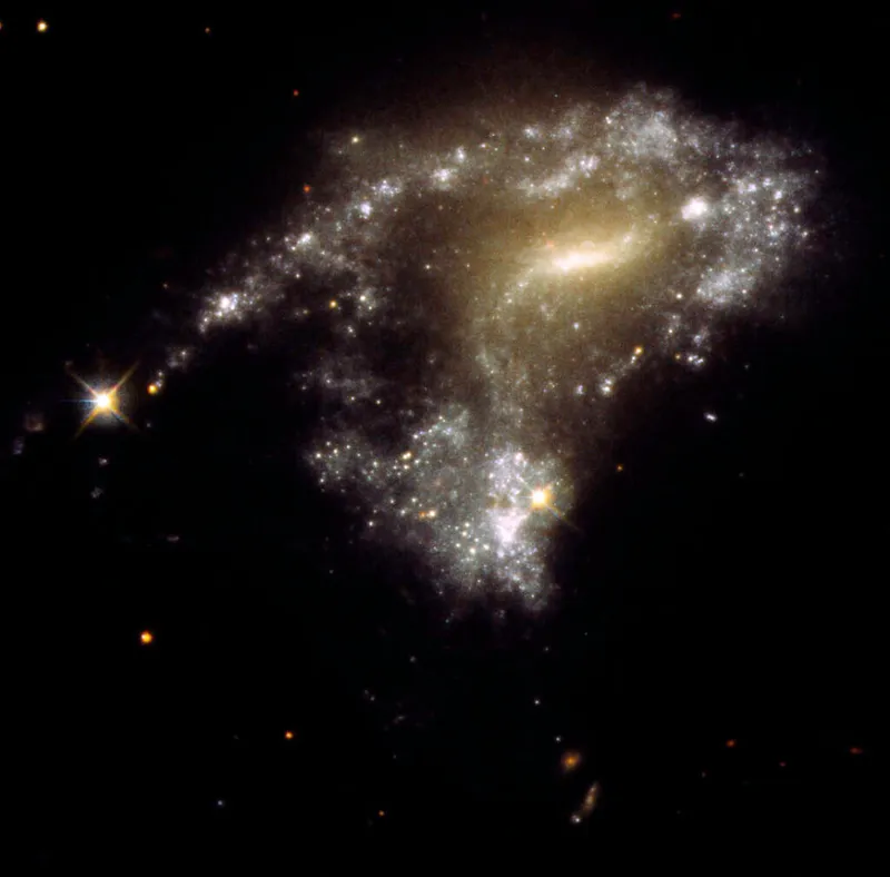Galaxy Arp-Madore 1054-325 Hubble Space Telescope, 8 February 2024 Credit: NASA, ESA, STScl, Jayanne English (University of Manitoba)