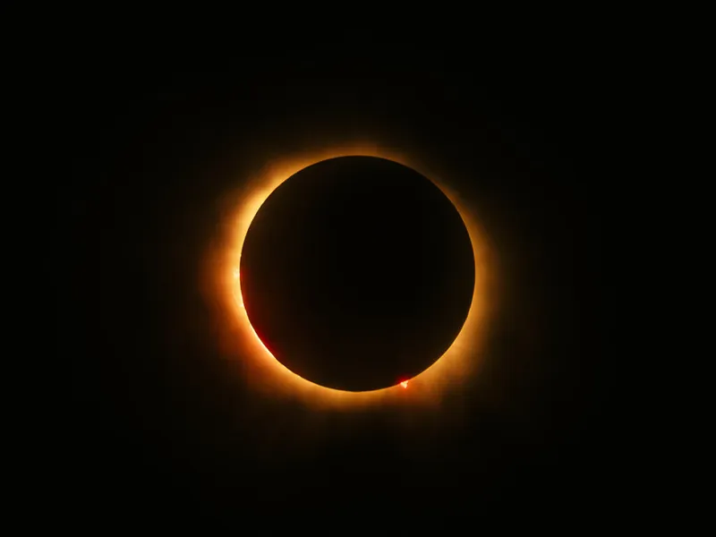 Corona of the total solar eclipse on April 8 2024 captured by Sam Lino, Austin, Texas, USA. Equipment: Fujifilm Xpro3, Fujifilm XF 70-300mm f/4-5.6 R LM OIS WR Lens