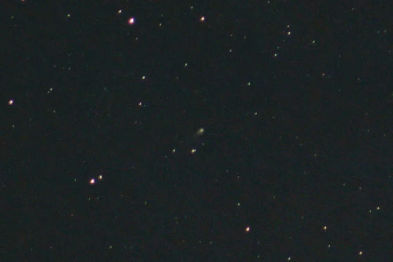 Image of C/2023 A3 (Tsuchinshan-ATLAS) from Kendal, Cumbria, UK, 25 April 2024. Equipment: Canon 700D DSLR camera, 300mm lens iOptron Sky Tracker. Crop from a processed stack of 30x 30s ISO 800 images. Credit: Stuart Atkinson