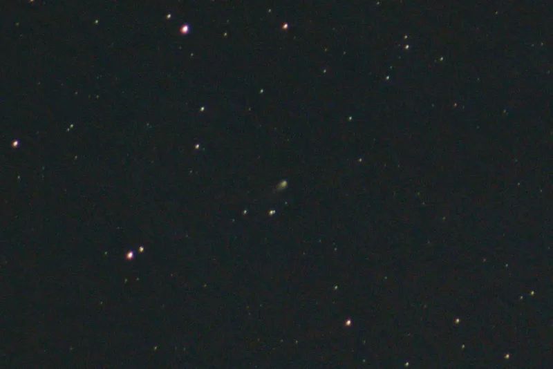 Image of C/2023 A3 (Tsuchinshan-ATLAS) from Kendal, Cumbria, UK, 25 April 2024. Equipment: Canon 700D DSLR camera, 300mm lens iOptron Sky Tracker. Crop from a processed stack of 30x 30s ISO 800 images. Credit: Stuart Atkinson
