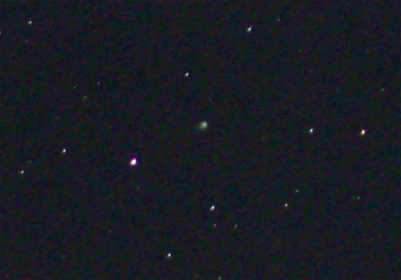 Image of Comet C/2023 A3 (Tsuchinshan-ATLAS) captured from Kendal, Cumbria, 17 April 2024 by Stuart Atkinson. Equipment: Canon 700D DSLR camera, 300mm lens, iOptron Sky Tracker motorised mount.