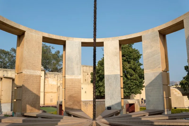 Ram Yantra Instrument at Jantar Mantar Observatory, Jaipur, Rajasthan, India. Photo by: Education Images/Universal Images Group via Getty Images