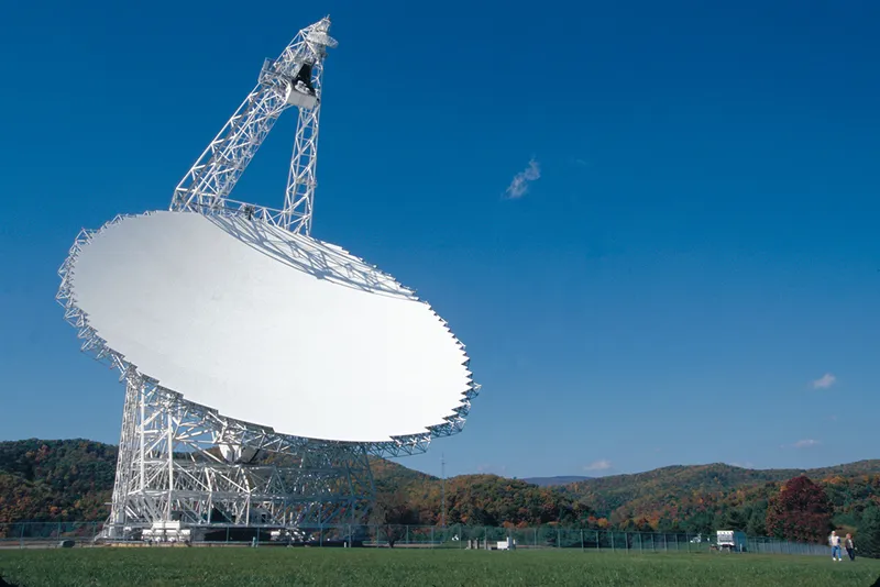 The Green Bank Radio Telescope. Credit: NRAO/AUI/NSF