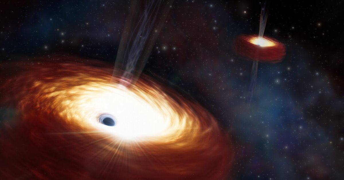 Pair of black holes 28 billion times heavier than the Sun are heaviest ever seen, and formed through galaxy mergers
