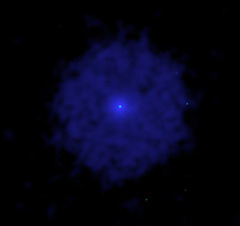 SN 1181 captured in x-ray light. Credit: X-ray: (Chandra) NASA/CXC/U. Manitoba/C. Treyturik, (XMM-Newton) ESA/C. Treyturik