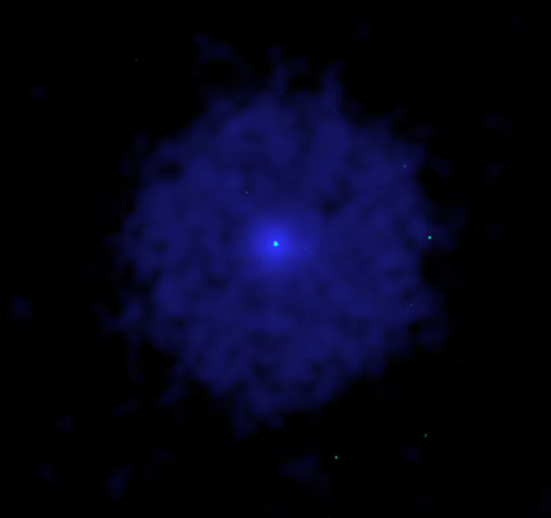 SN 1181 captured in x-ray light. Credit: X-ray: (Chandra) NASA/CXC/U. Manitoba/C. Treyturik, (XMM-Newton) ESA/C. Treyturik