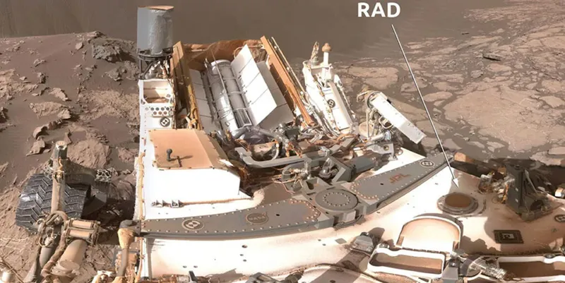The Radiation Assessment Detector (RAD) on NASA’s Curiosity will study radiation on the Martian surface during solar maximum. Credit: NASA/JPL-Caltech/MSSS