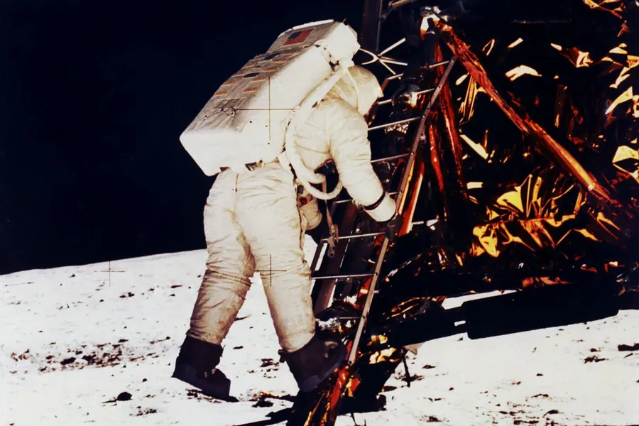 One small step for man... What did Neil Armstrong really say? | BBC Sky ...