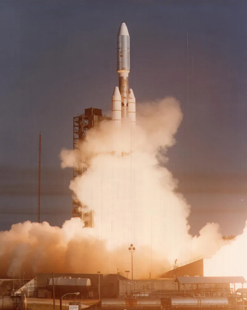 NASA's Voyager 1 spacecraft launched from the Kennedy Space Center Launch Complex in Florida on 5 September 1977. Credit: NASA/JPL-Caltech