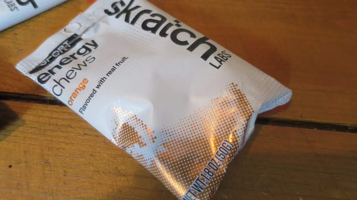 Skratch labs gummy chews are sweet and natural tasting