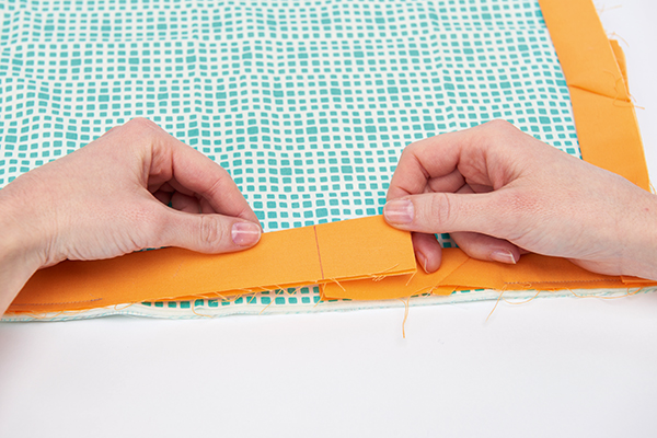 How to bind a quilt double fold binding seamed