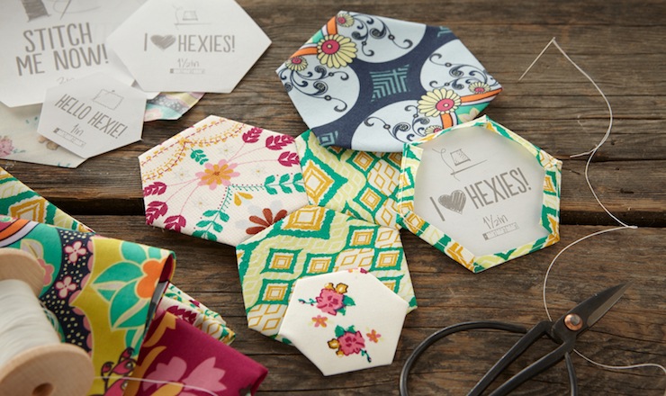 Free hexagon templates: hexagon printables for crafts and patchwork -  Gathered