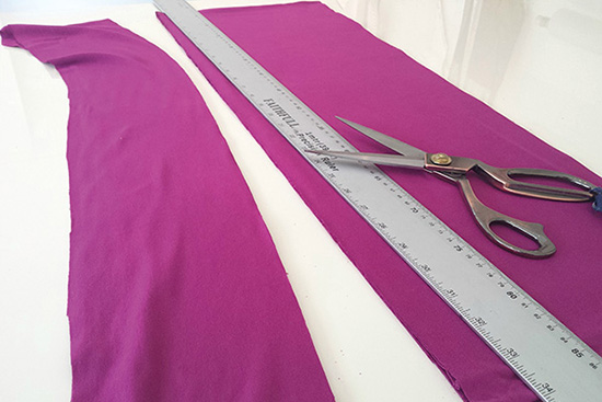 How to sew an infinity dress step 5