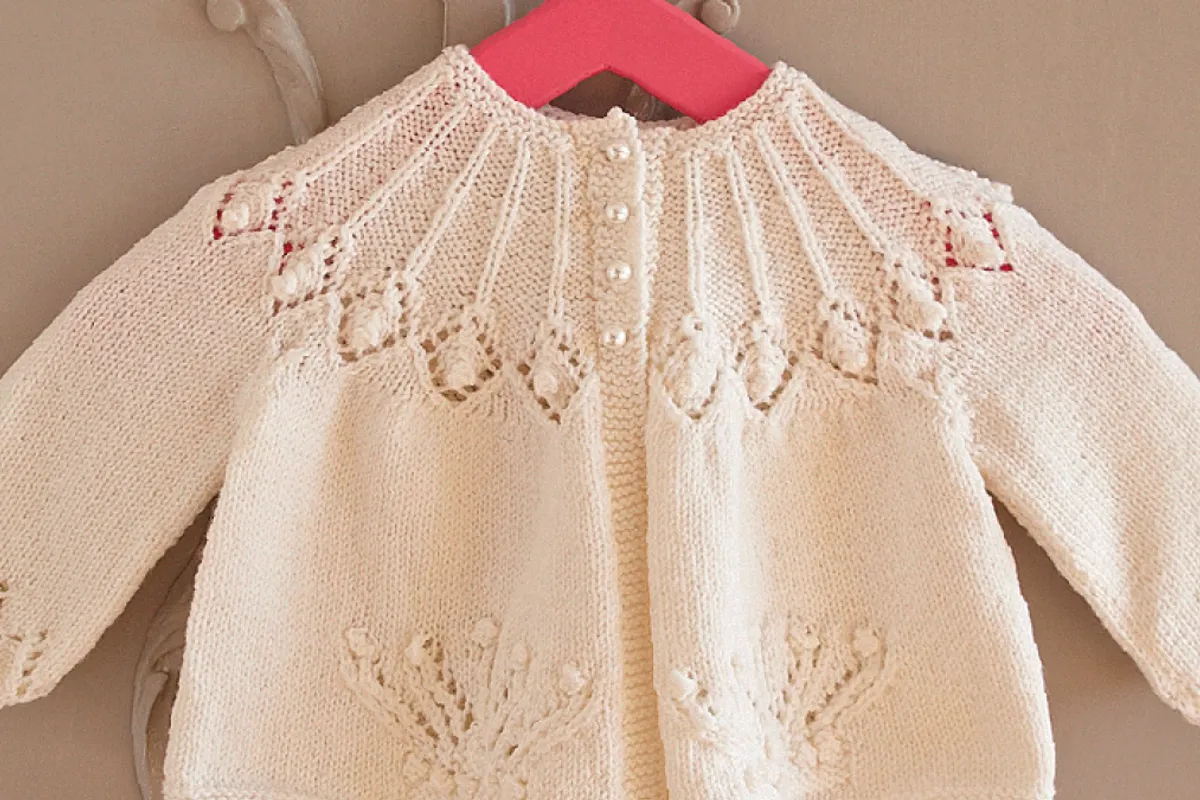 Matinee jacket knitting pattern