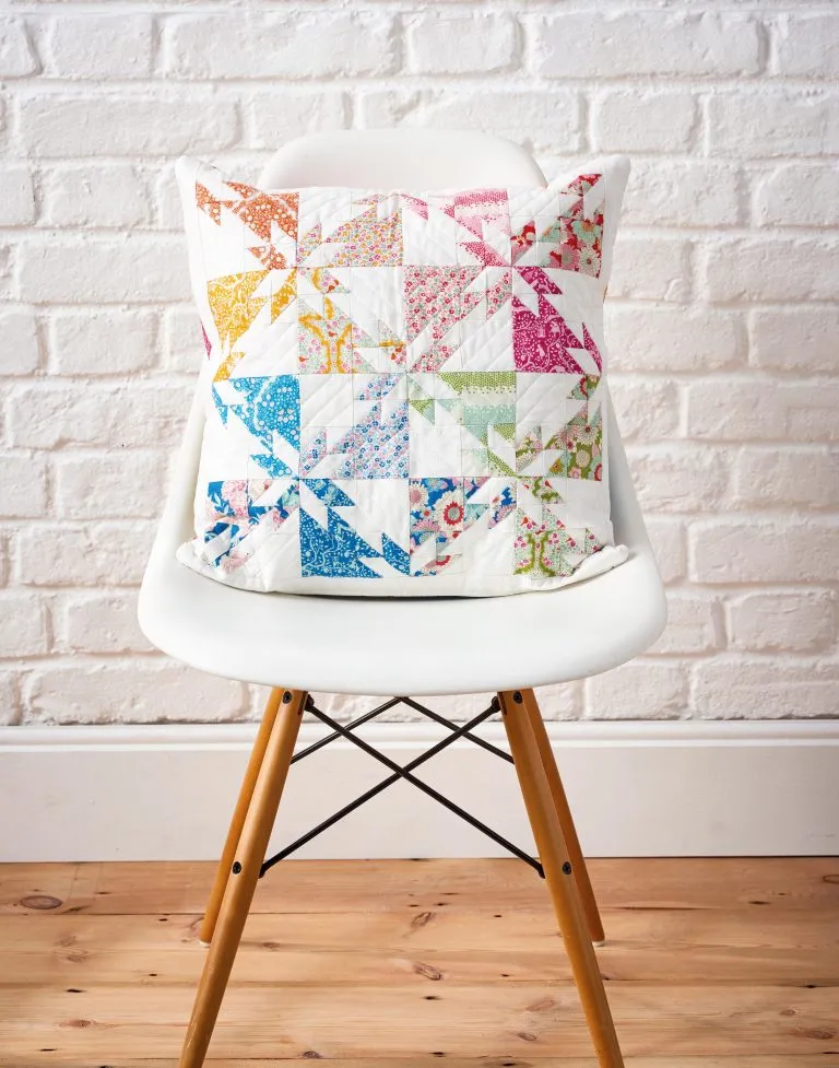 Patchwork cushion sewing pattern