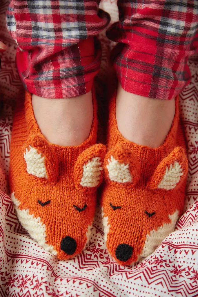 fox slippers for adults