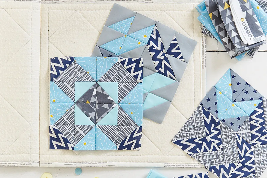 3 easy quilt blocks to sew for beginners - Gathered