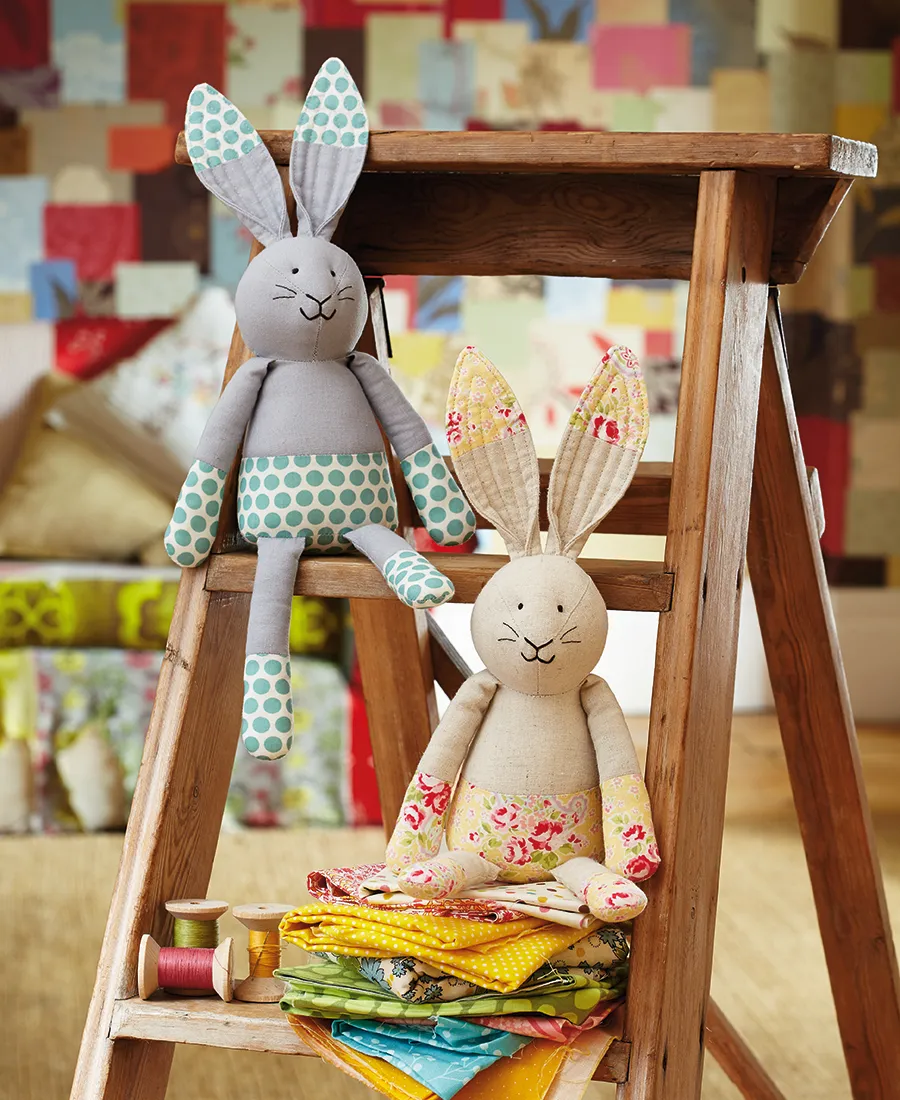 Bunny toys sewing pattern