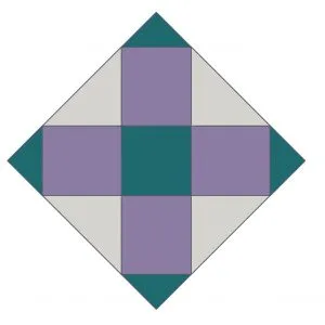 Free Cross Quilt Pattern Fig 3