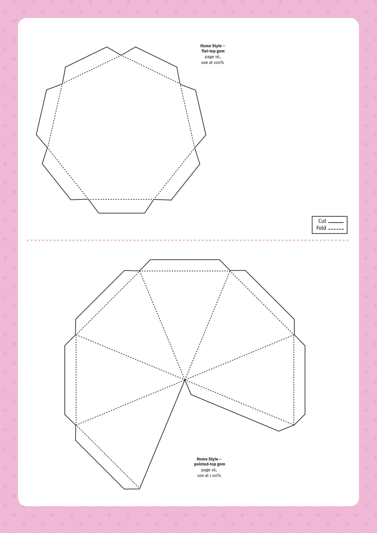 Free geometric baubles templates 05