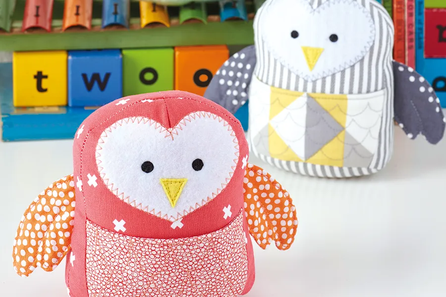 Owl Softies Free Sewing Pattern