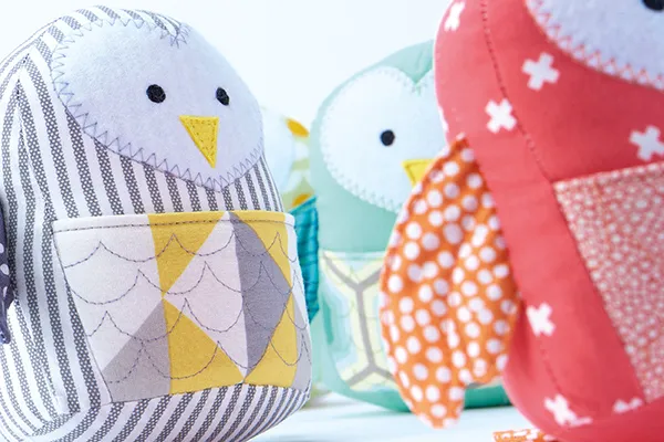 Owl Softies Free Sewing Pattern