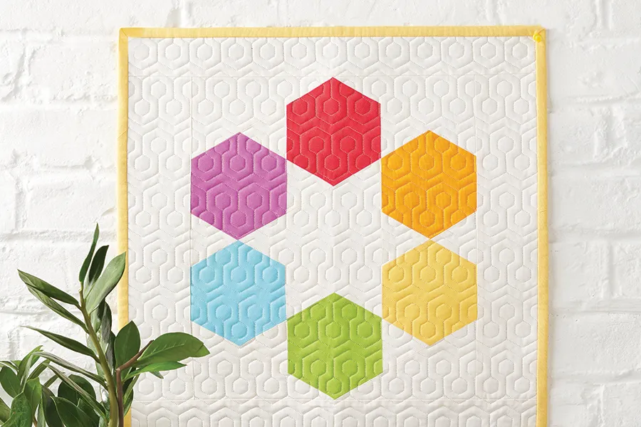 14 of the best Hexagon Quilt Patterns - Gathered