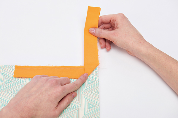 How to bind a quilt double fold binding