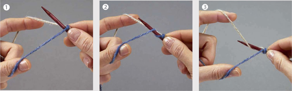 How to do Brioche-stitch-steps-1-2-and-3