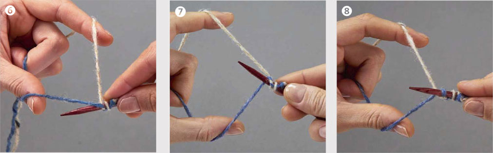 How to do Brioche-stitch-steps-6-8