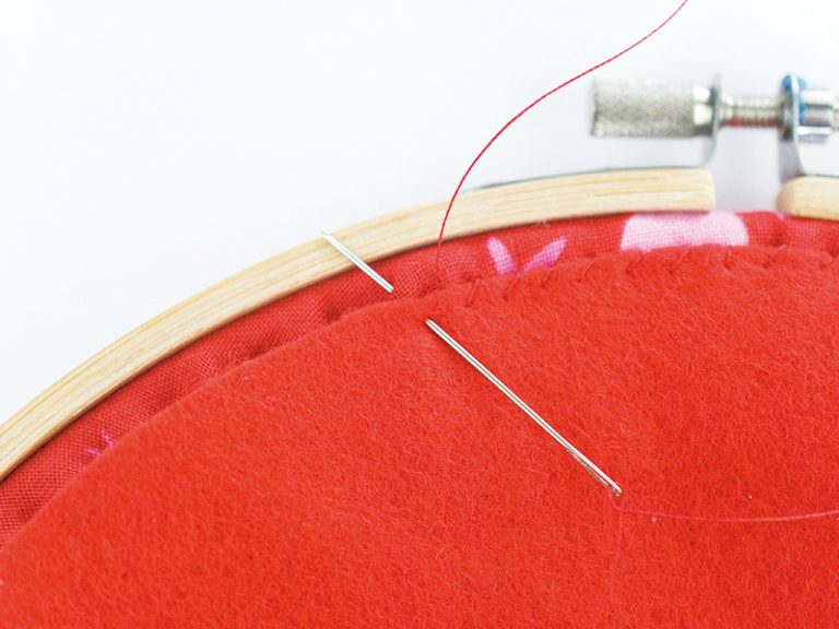 How to do coral stitch step 6