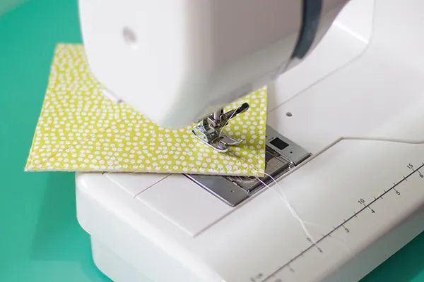 How to make fabric pinwheels step 7
