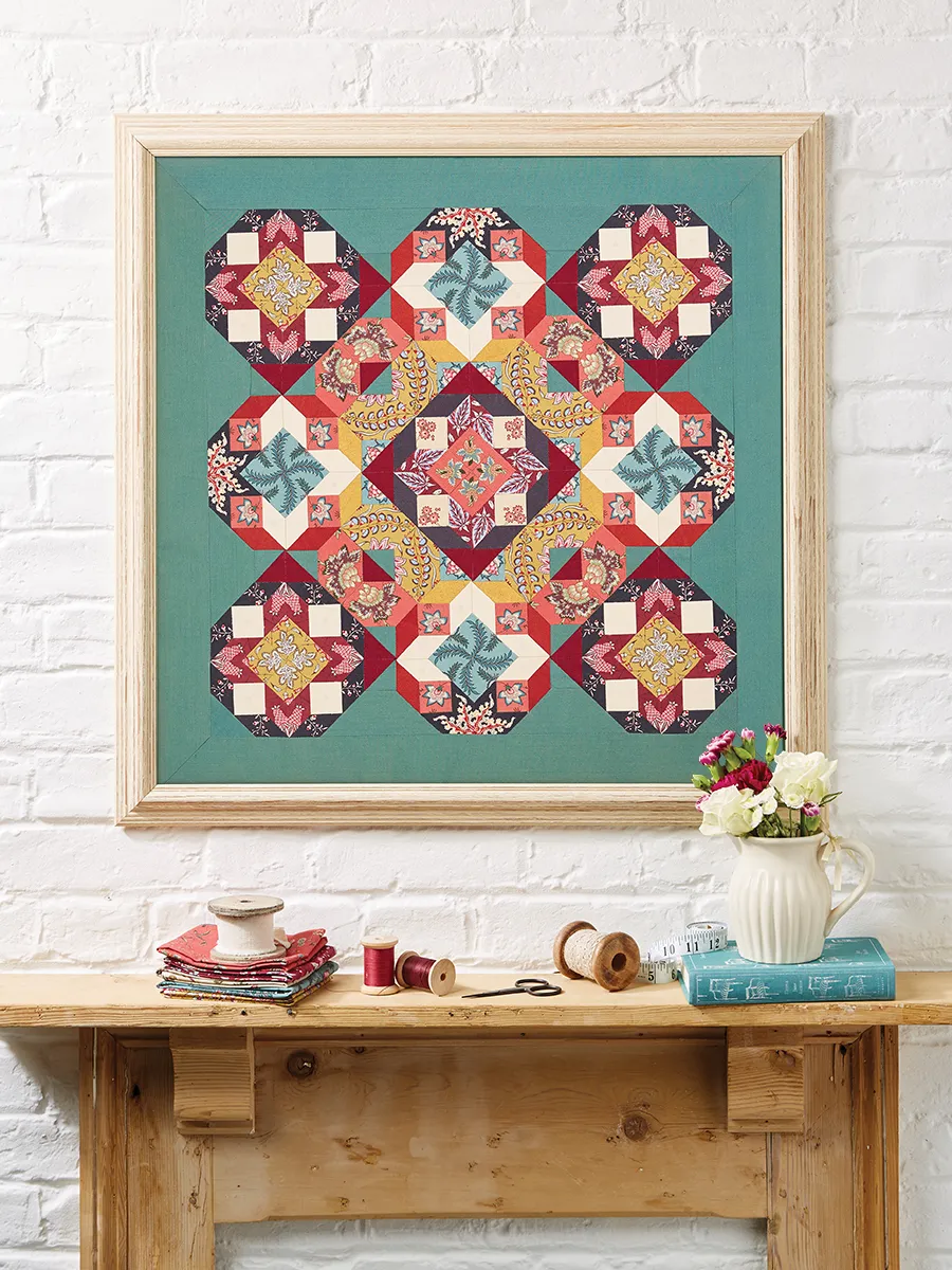 English Paper Piecing Templates To Cut & Quilt: Including Over