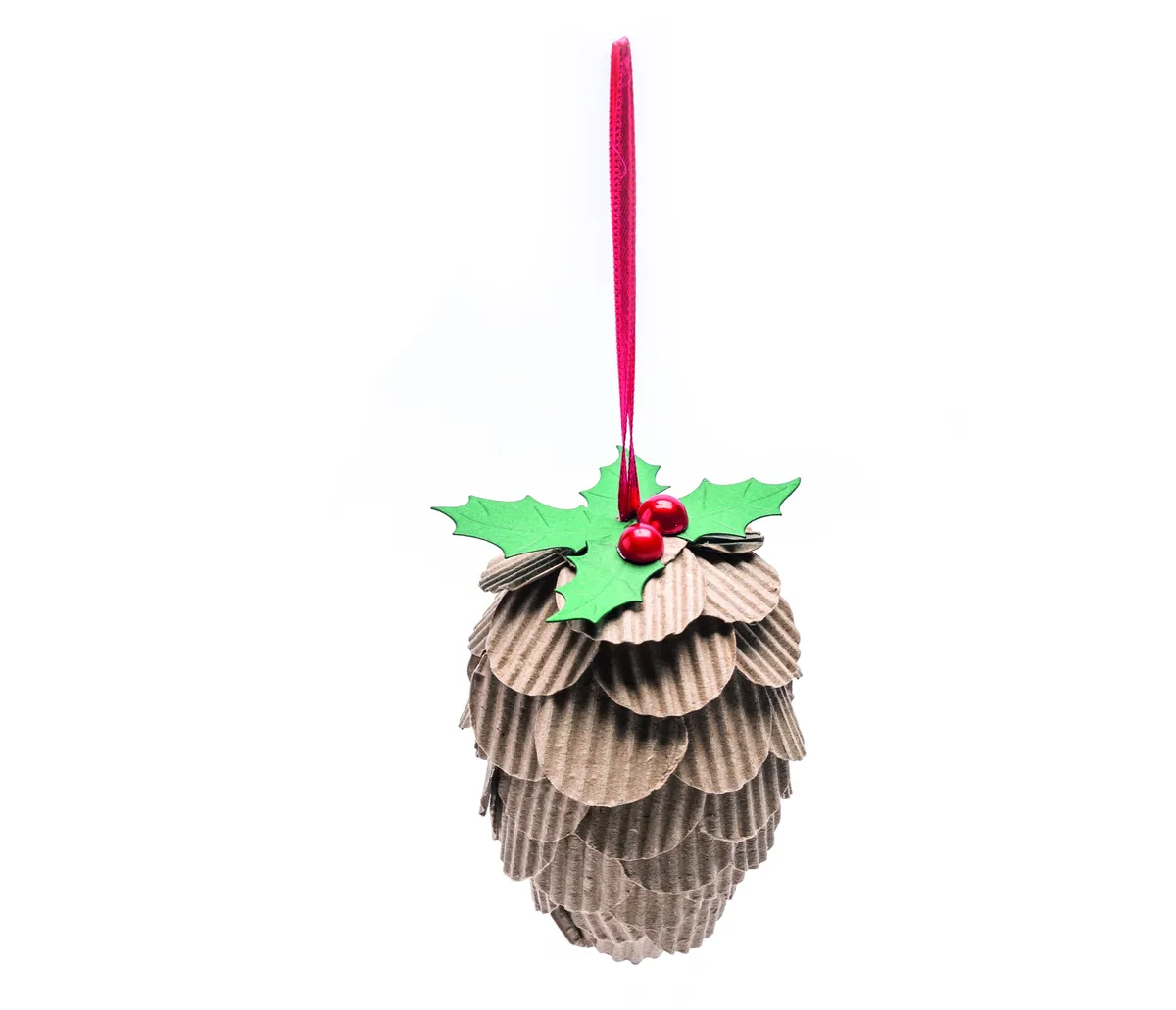 Pine cone crafts for Christmas