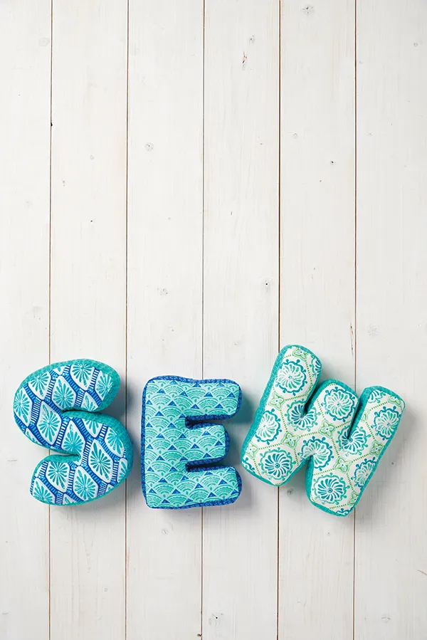 How to make fabric letters