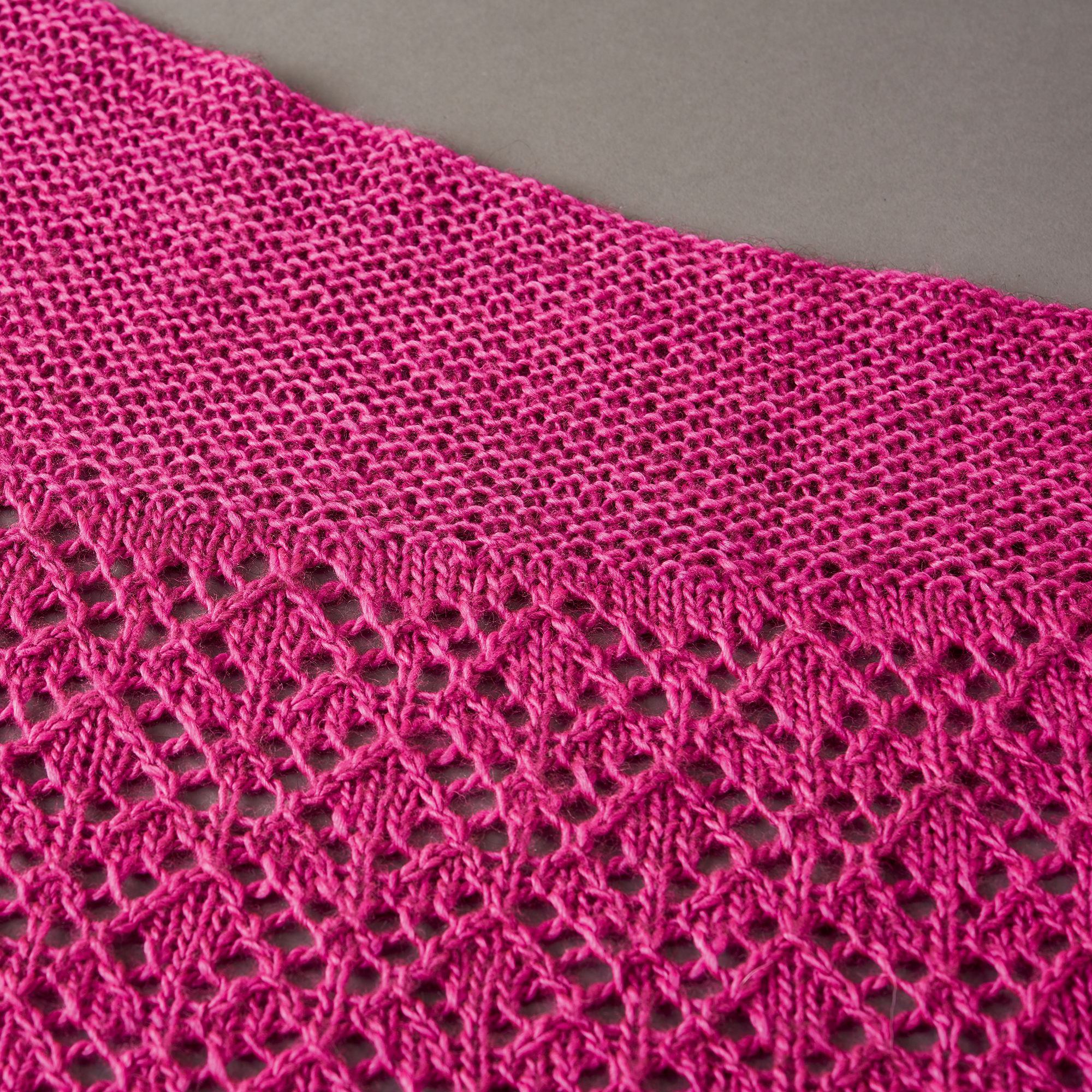 How to design a shawl - Gathered