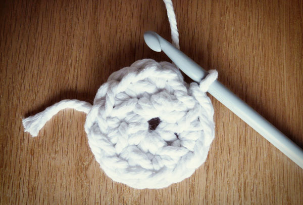 free crochet basket pattern step 3