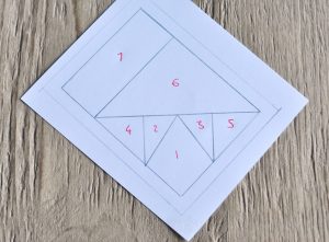 foundation paper piecing quilt block 4