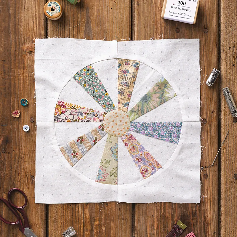 Circle Quilt Block of the Month Hand-pieced samplera
