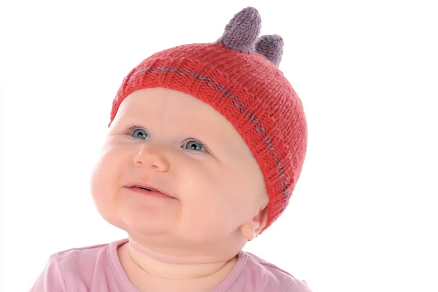 Free knitting patterns for baby hats dinosaur