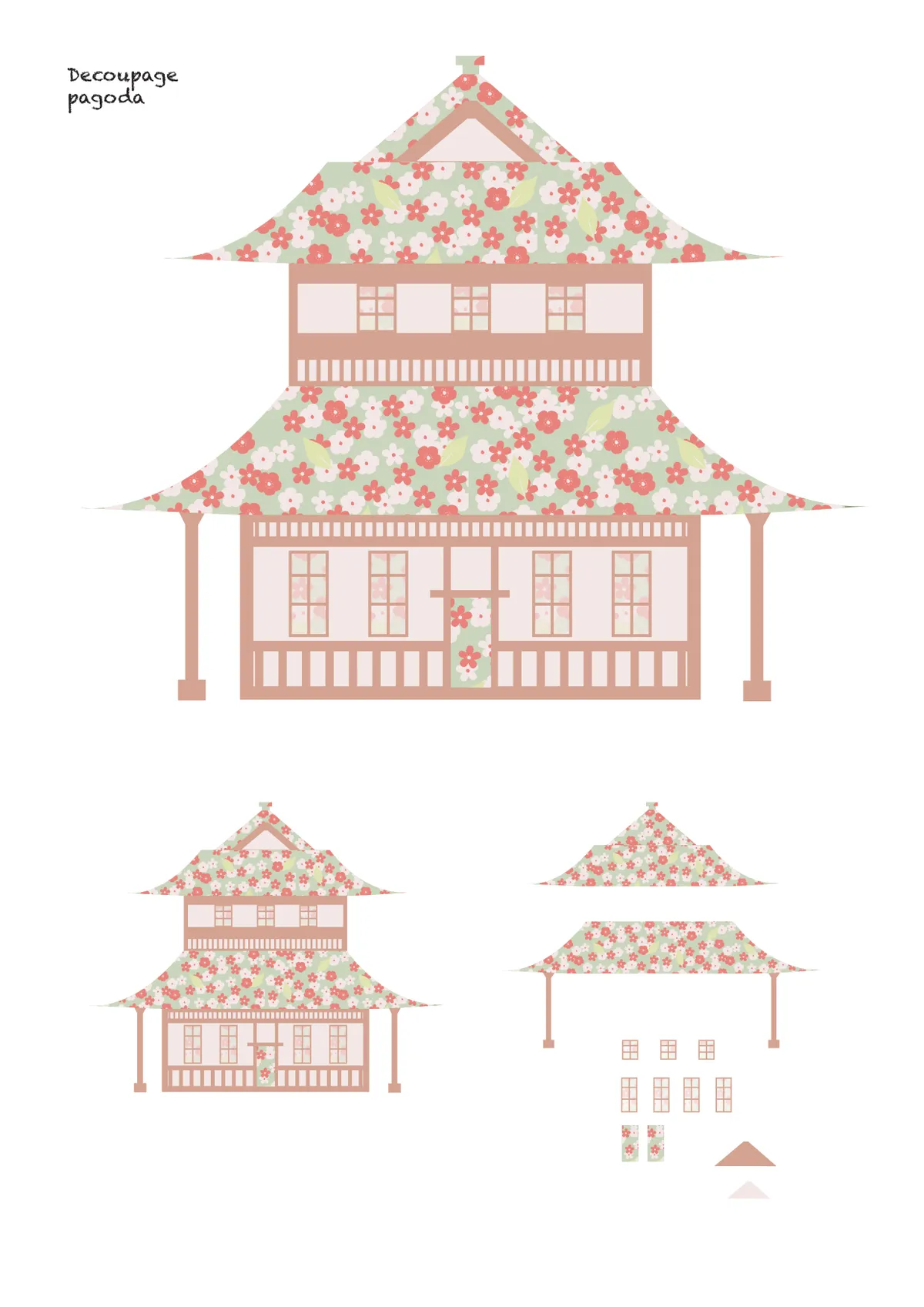 Free Japanese-themed printable papers 4
