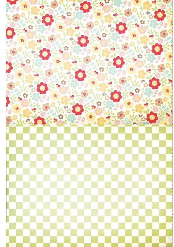Free retro baking patterned papers 7