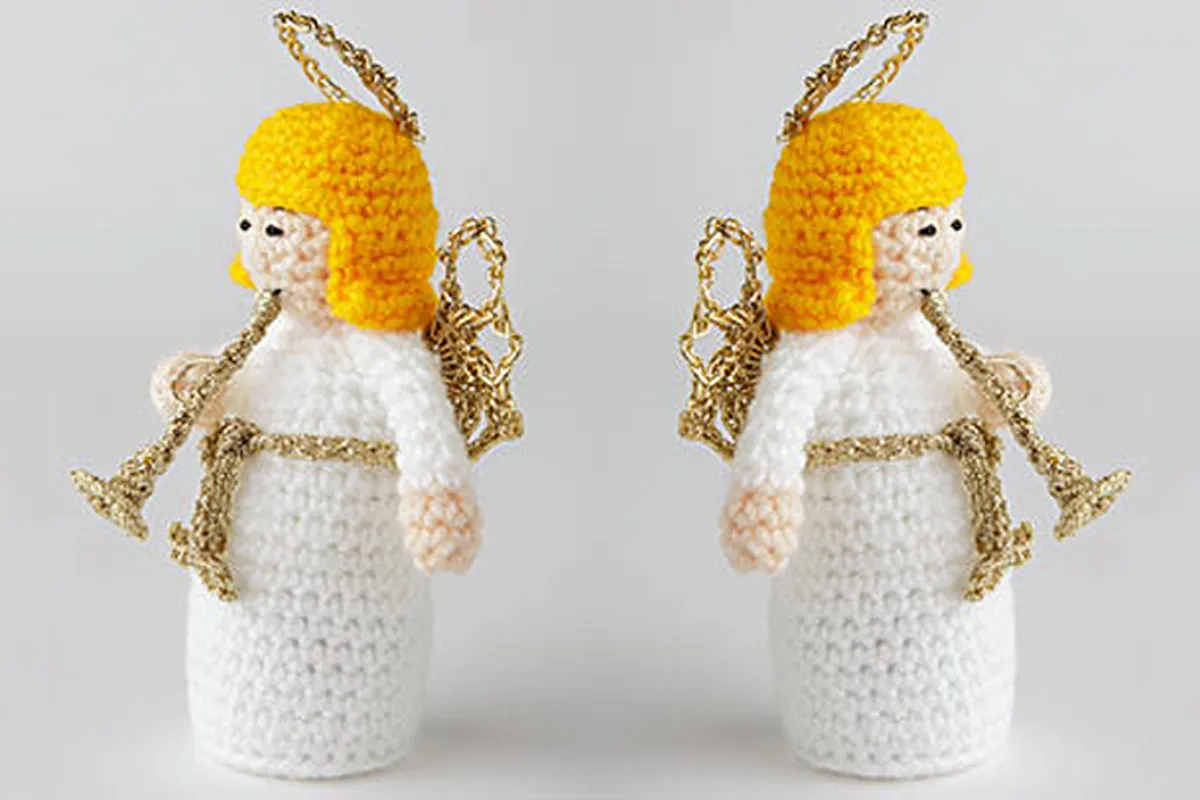 Free crochet angel pattern - amigurumi angel