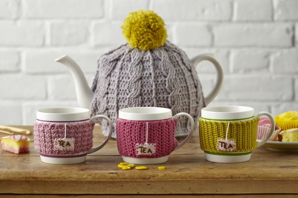 Free DIY mug warmer crochet pattern