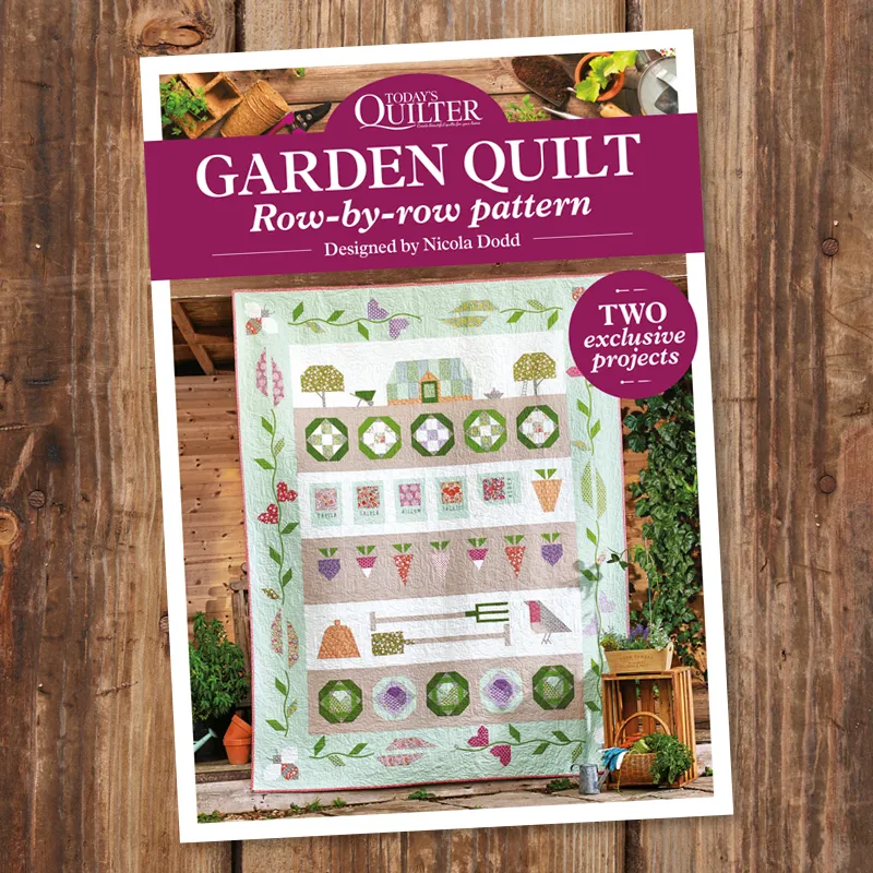 Garden Quilt Row by Row Pattern