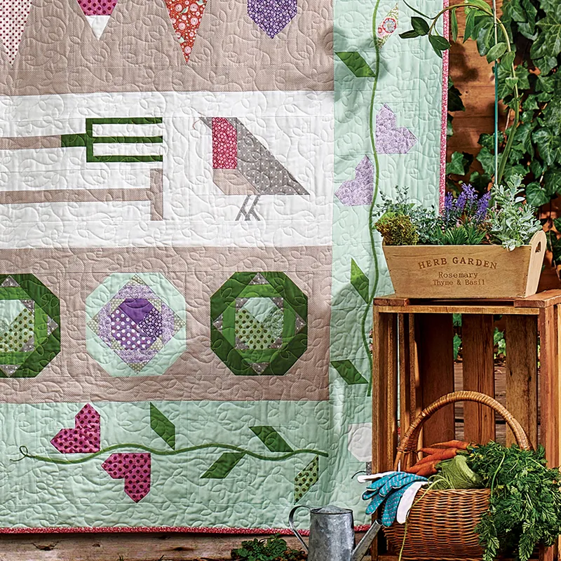 Deco Delight Quilt free pattern by Sally Ablett