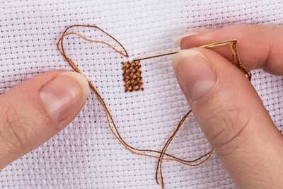 How many strands of cross stitch thread? - Gathered