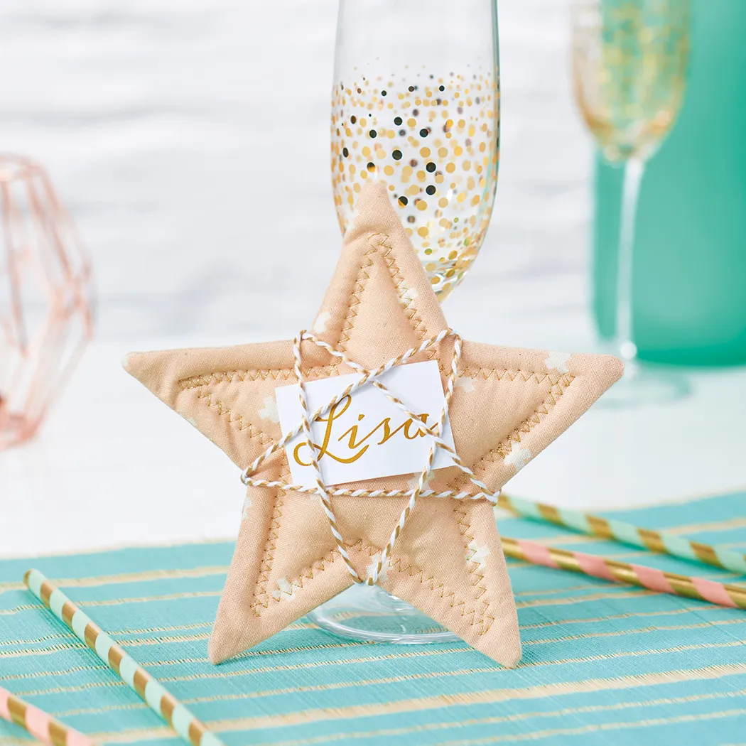 How to make a Christmas star table place holder