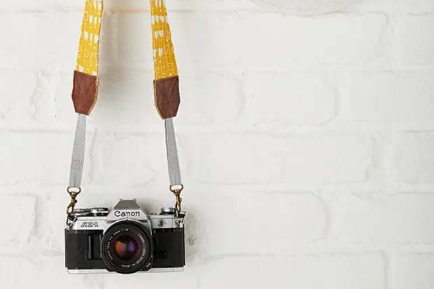 Vintage camera strap